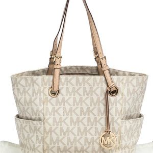 Michael Kors Signature East/West Tote Handbag